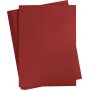 Gekleurd karton - donkerrood - A2 - 180 gr - 100 vellen