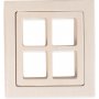 Houten raam - miniatuur - 2 st