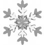 Laag-op-laag ponsen - Sneeuwvlok - 3 st