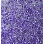 Rocaille kralen zilver omlijnd - violet