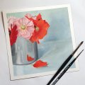 Klant imago Aquarelblok Heetgeperste Bogen 300g - 20x20 cm
