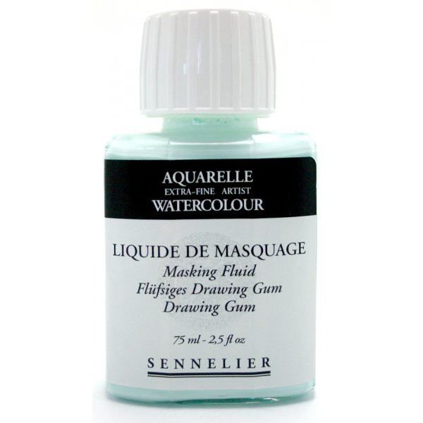 Aquarelmedium Sennelier vloeibare tekengom - 75 ml