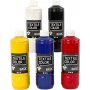 Textile Color textielverf - primaire kleuren - 5 x 500 ml