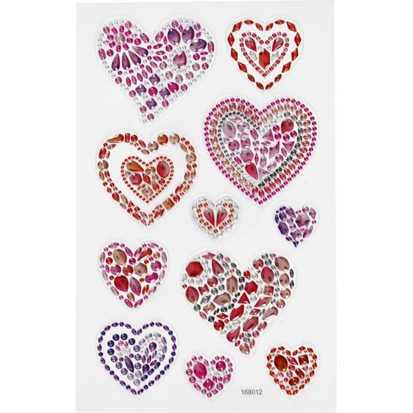Diamantstickers - harten