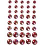 Halve parels - rood - 40 st