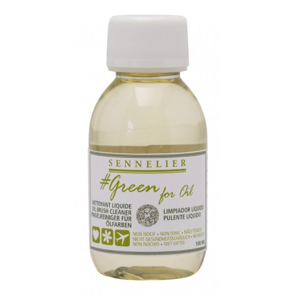 Oliemedium Sennelier Greenforoil - Borstelreiniger