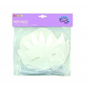 Papieren maskers - 16 st Papieren maskers - 16 st