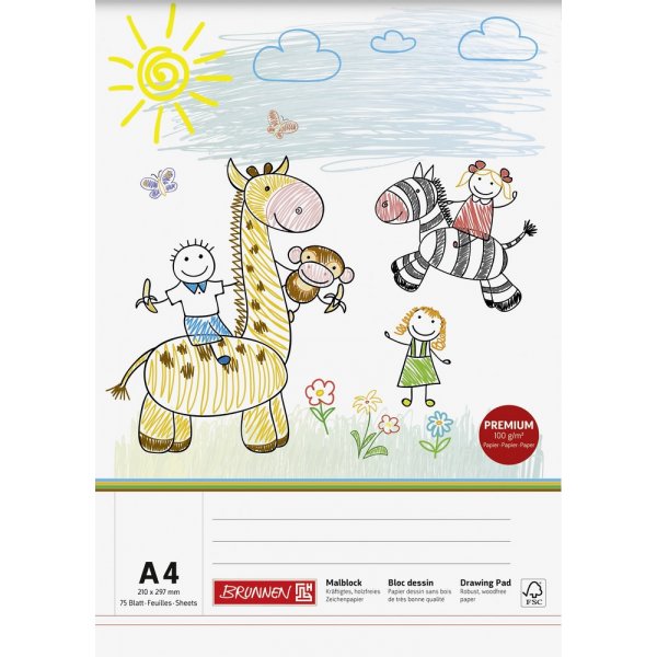 Tekenblok - A4 100 g (75 pagina\\\'s)