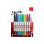 Vezelpennenset Sharpie Twintip - Permanente marker - Diverse kleuren - 8 st