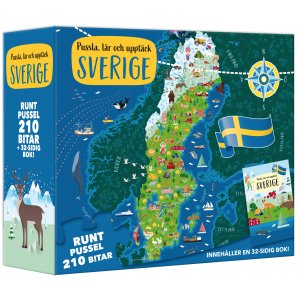 Puzzelboek - Puzzel, leer en ontdek Zweden Puzzelboek - Puzzel, leer en ontdek Zweden