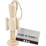Figuur met ophangkoord - hout