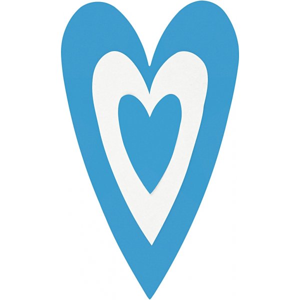 Laag-op-laag ponsen - Harten - 3 st Laag-op-laag ponsen - Harten - 3 st