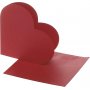 Hartkaart - rood - 10 sets