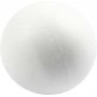 Piepschuim bollen - wit - 12 cm - 25 st