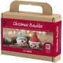 Mini DIY Kit Kerstballen - Rode en Groene Elfen