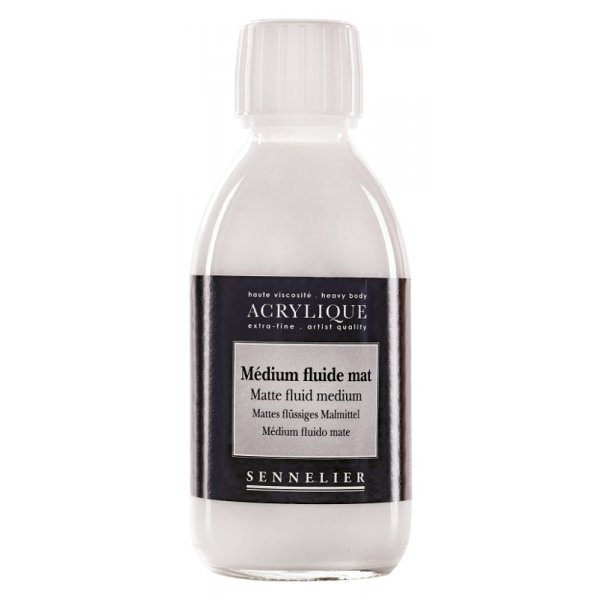 Acrylmedium Sennelier - Matte Fluid Medium