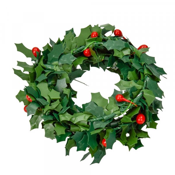 Slinger mini 1,2 m /  1 cm - groen eiken met bessen