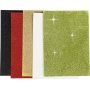 Decoratief rubber - gemengde kleuren - A5 - 5 st