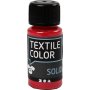 Textiel Stevige textielverf - rood - dekkend - 50 ml