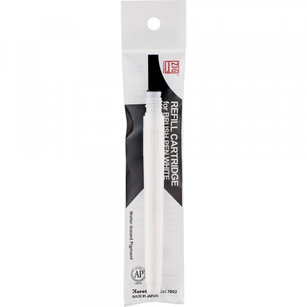 Navulling ZIG Brush pen - Wit