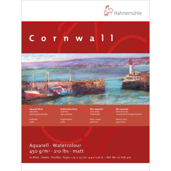 Aquarelblok Hahnemhle Cornwall 450g Grof