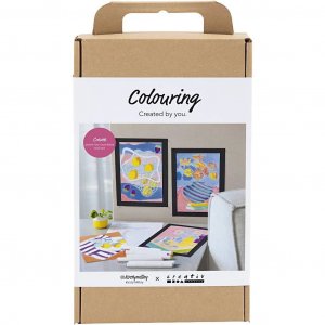DIY-pakket - Kleuren op nummer met stiften DIY-pakket - Kleuren op nummer met stiften