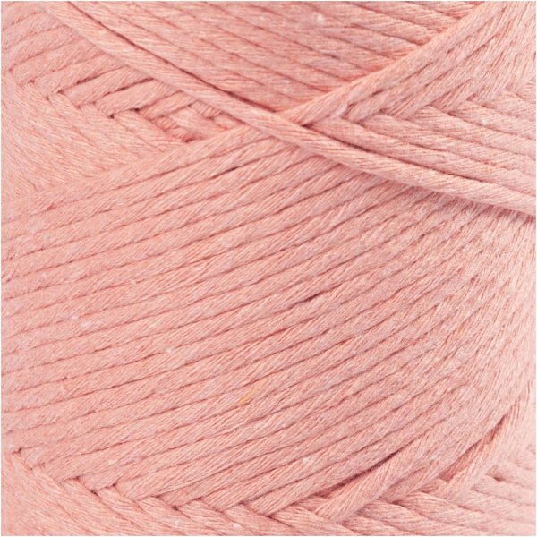 Macramgaren - roze - 2 mm - 198 m