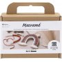 Mini DIY Kit Macram - Regenboog