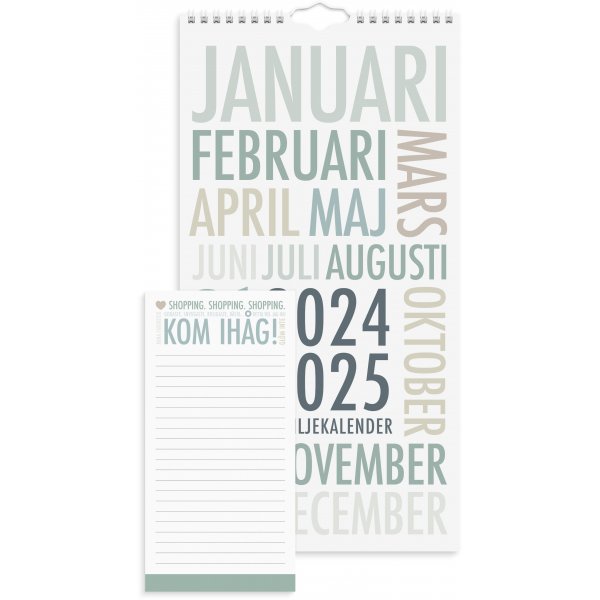 Familiekalender 24/25 - TrendArt Familiekalender 24/25 - TrendArt