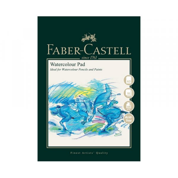 Aquarelblok Faber-Castell 300gr Spiraal - A3