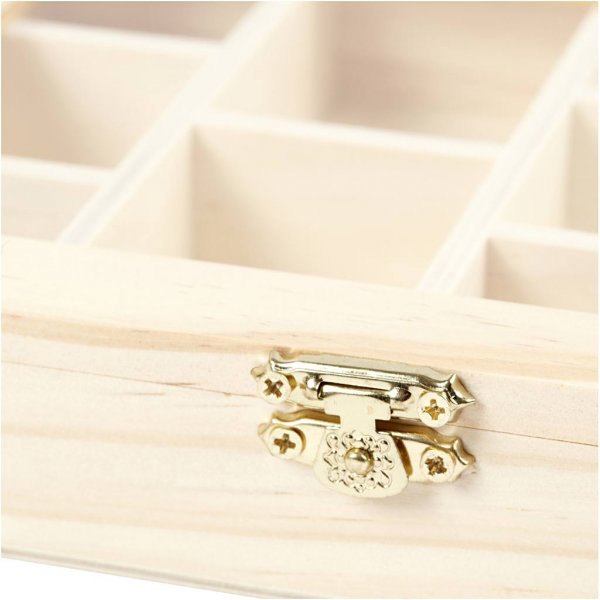 Doos met glazen deksel