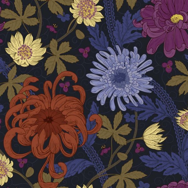 Patroon Tricot 150 cm - Chrysant