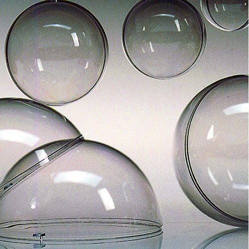 Kunststof bol - glashelder scheidbaar (PS) Kunststof bol - glashelder scheidbaar (PS)