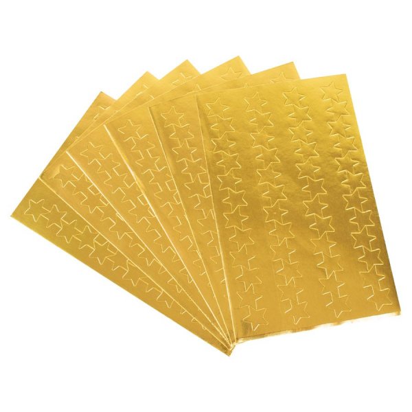 Gouden sterren 288 stuks 13 mm