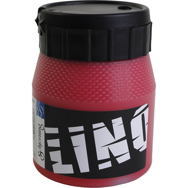 Linoleumverf - rood - 250 ml Linoleumverf - rood - 250 ml