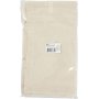 Stoffen tas - lichte natuur - 38x42 cm - 5 st