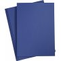 Gekleurd karton - donkerblauw - A4 - 180 gr - 20 vellen