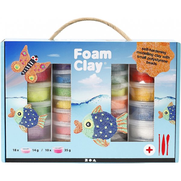 Foam Clay® Geschenkdoos - gemengde kleuren Foam Clay® Geschenkdoos - gemengde kleuren