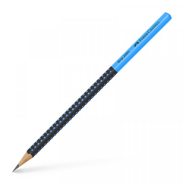 Potlood - Faber-Castell - Grip 2001 Two Tone zwart/blauw
