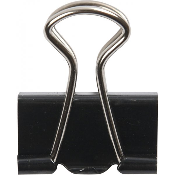 Clips - zwart - 19 mm - 40 st Clips - zwart - 19 mm - 40 st