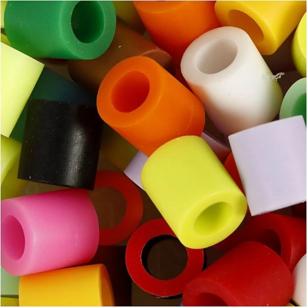 NABBI Tube kralen Jumbo 550 stuks - Complementaire kleuren