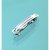 Haarclip 4 cm - zilver 2 st.