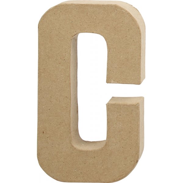 Kartonnen letter - C - 5 cm Kartonnen letter - C - 5 cm