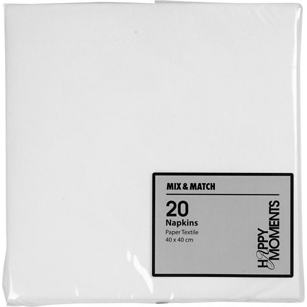 Servetten - wit - 20 st Servetten - wit - 20 st