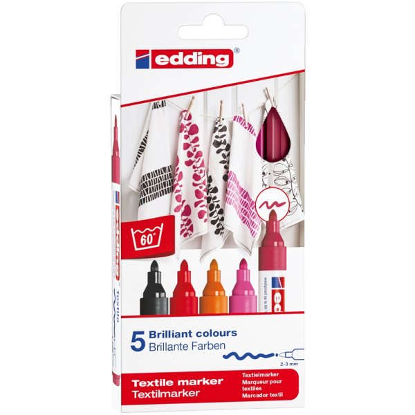 Edding 4500 Textiel - Warme kleuren