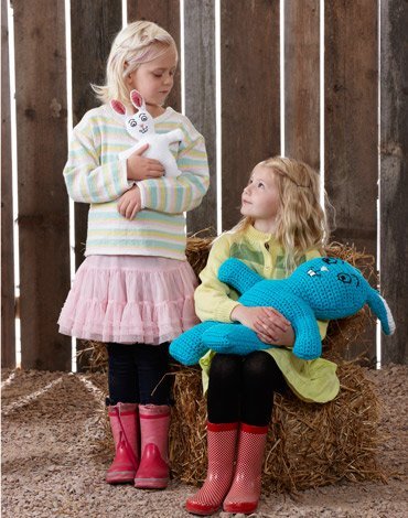 Haakpatronen - Gehaakte konijnen in drie maten