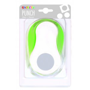 Punchcirkel 5 cm - Groen/wit Punchcirkel 5 cm - Groen/wit