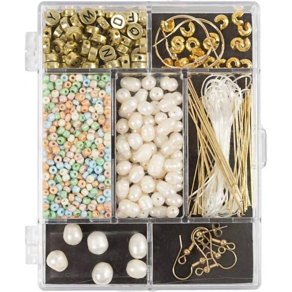 DIY Mix Sieraden - doffe kleuren - Zoetwaterparels