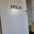 Klant imago Onbehandelde houten letters 80x5 mm - F