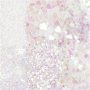 Glitter en pailletten - wit - 6 x 5 gr
